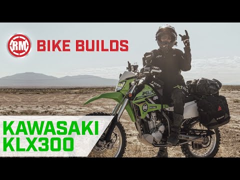 Kawasaki KLX300 Light Adventure Bike Umbau