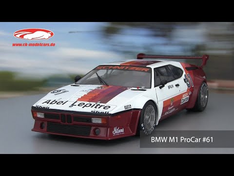 Miniature WERK 83 1/18 BMW M1 PROCAR SERIES 1980 - Réf W1803019 - Neuve