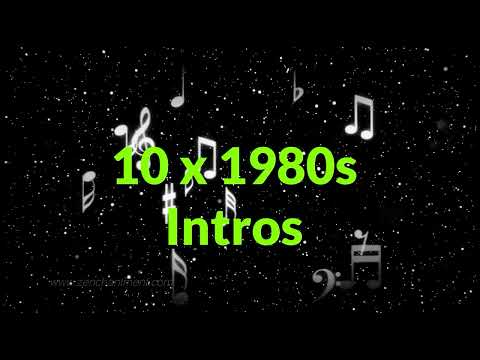 Pop Quiz199 -10 x 1980s Intros