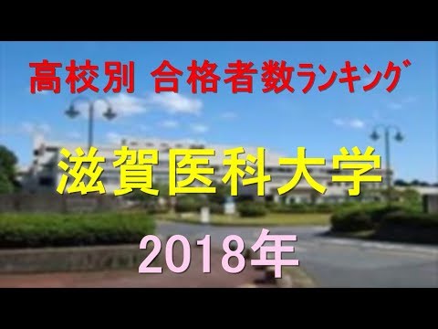 栄養学科 滋賀医科大学 高校別合格者数ランキング 2018年【グラフでわかる】