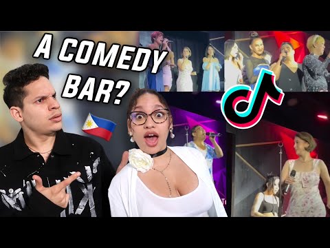 Comedy Bars in the Philippines are DIFFERENT!😂🎤 Latinos react to Comedians singing 'Through the Fire