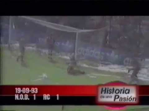 1 a 1  Clásico en el Coloso año 1993 - Gol de Gabrich