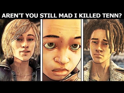 Aren't You Still Mad I Killed Tenn? - Both Violet & Louis' Answers - The Walking Dead Season 4 Ep. 4
