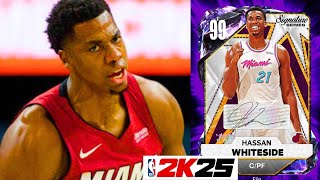 99 DARK MATTER HASSAN WHITESIDE, MIAMI HEAT LEGEND SERIES, SEASON 2 EPISODE 1! IN NBA 2K25 MYTEAM!