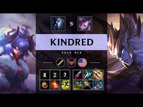 Kindred Mid vs Syndra - NA Grandmaster Patch 25.12