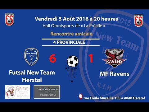 05.08.2016 Futsal New Team Herstal P4 - MF Ravens  6-1