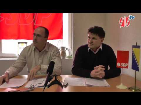 OO SDP BiH Kalesija: Press konferencija 29.03.2016.