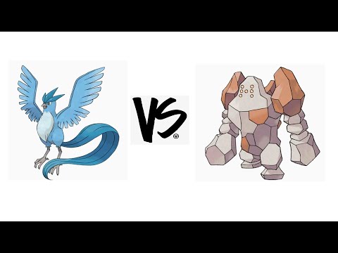 Freeze Pokmeon VS Rock Peak Pokemon (Articuno VS Regirock) Pixelmon Reforged