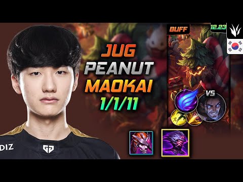 Peanut Jungle Maokai Build Jak'Sho, The Protean Phase Rush - LOL KR 12.23