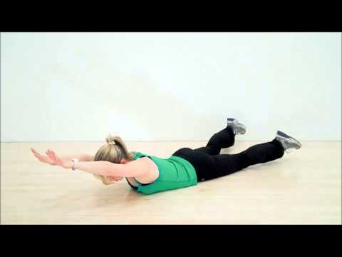 Core Strength for Cyclists: Prone Snow Angels from Tom Danielson&#39;s Core Advantage