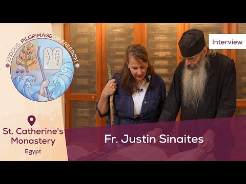 Interview: Fr. Justin Sinaites📍 Saint Catherine's Monastery |Exodus: Pilgrimage of Freedom | Magdala