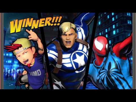 ULTIMATE MARVEL VS. CAPCOM 3 Spiderman,Captain America,Joe Gameplay Request