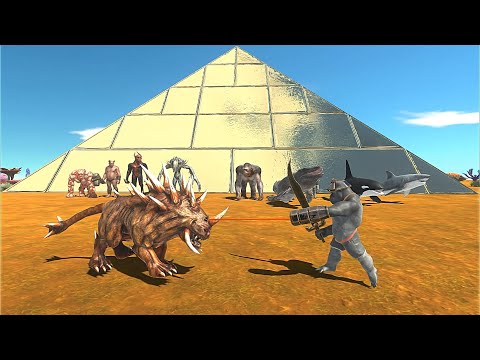 🔥INFERNALS VS AQUATICS + MUTANT PRIMATES - Animal Revolt Battle Simulator
