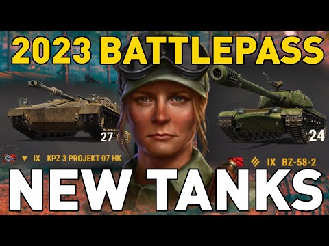 2023 BATTLE PASS! NEW TANKS - World of Tanks
