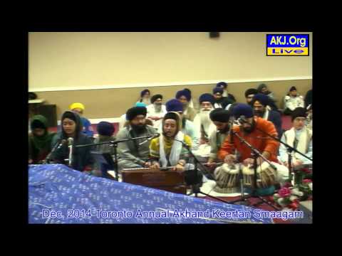 031 Toronto Dec. 2014 Smaagam - Wednesday Evening Keertan - B. Ravneet Kaur Jee Toronto