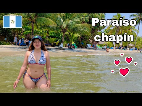 BAÑÁNDOME en la PLAYA MÁS LINDA de GUATEMALA 🇬🇹 PLAYA BLANCA un PARAÍSO en LIVINGSTON | Celinaz