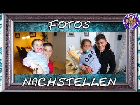 PEINLICHE Kinderfotos NACHSTELLEN - Family Fun