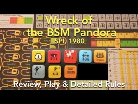 The Wreck of the BSM Pandora (SPI), Review & How to Play