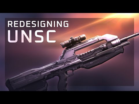 Redesigning UNSC Weapons | Blending Bungie's Art Style with 343's