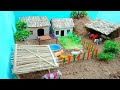 DIY How To Make A Mini Village Cow Shed Swimming Pool Horse Shed