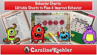 Behavior Charts for Kids: Monitor Your Child or Student's Day