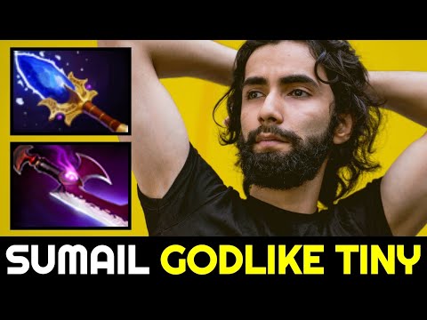 SUMAIL Mid Tiny GODLIKE with Fast Scepter Build 7.32c Dota 2