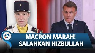 Macron Tunjuk Tangan, Sebut Hizbullah Biang Kerok Tewasnya Dua Pasukan Perdamaian Prancis di Lebanon
