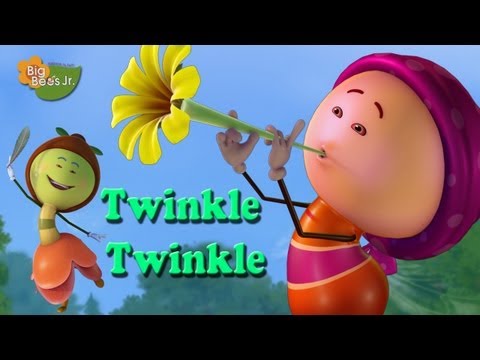 "TWINKLE TWINKLE" NURSERY RHYMES ANIMATION BIG BEES JUNIOR HQ HD CHILDREN PRESCHOOL