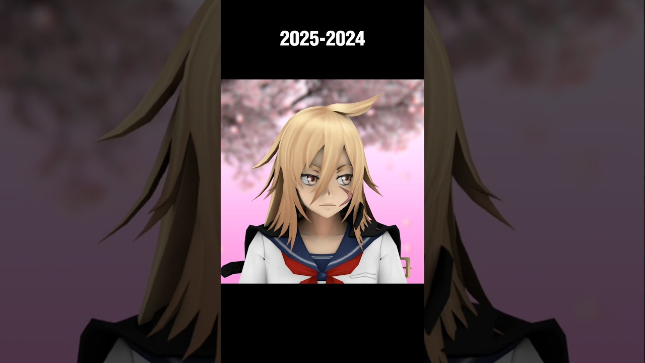 Evolution of Osoro Shidesu Portraits #yanderesimulator #edit #shorts