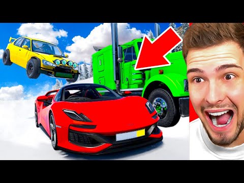 DAS SCHNELLSTE SCHNEERENNEN in BeamNG!