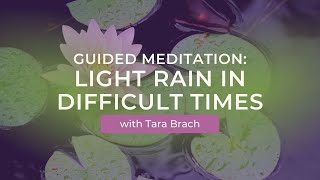 Guided Meditation: Light RAIN in Difficult Times, with Tara Brach