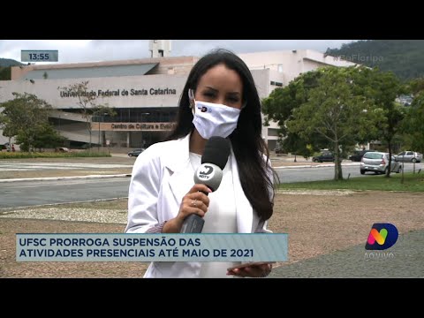UFSC prorroga suspensão das atividades presenciais até maio de 2021