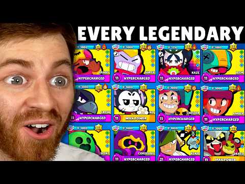 How I mastered EVERY LEGENDARY BRAWLER in 8 Hours! 🤯