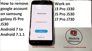 how to remove google account on samsung galaxy j5 pro j530 android 7 to 7.1.1