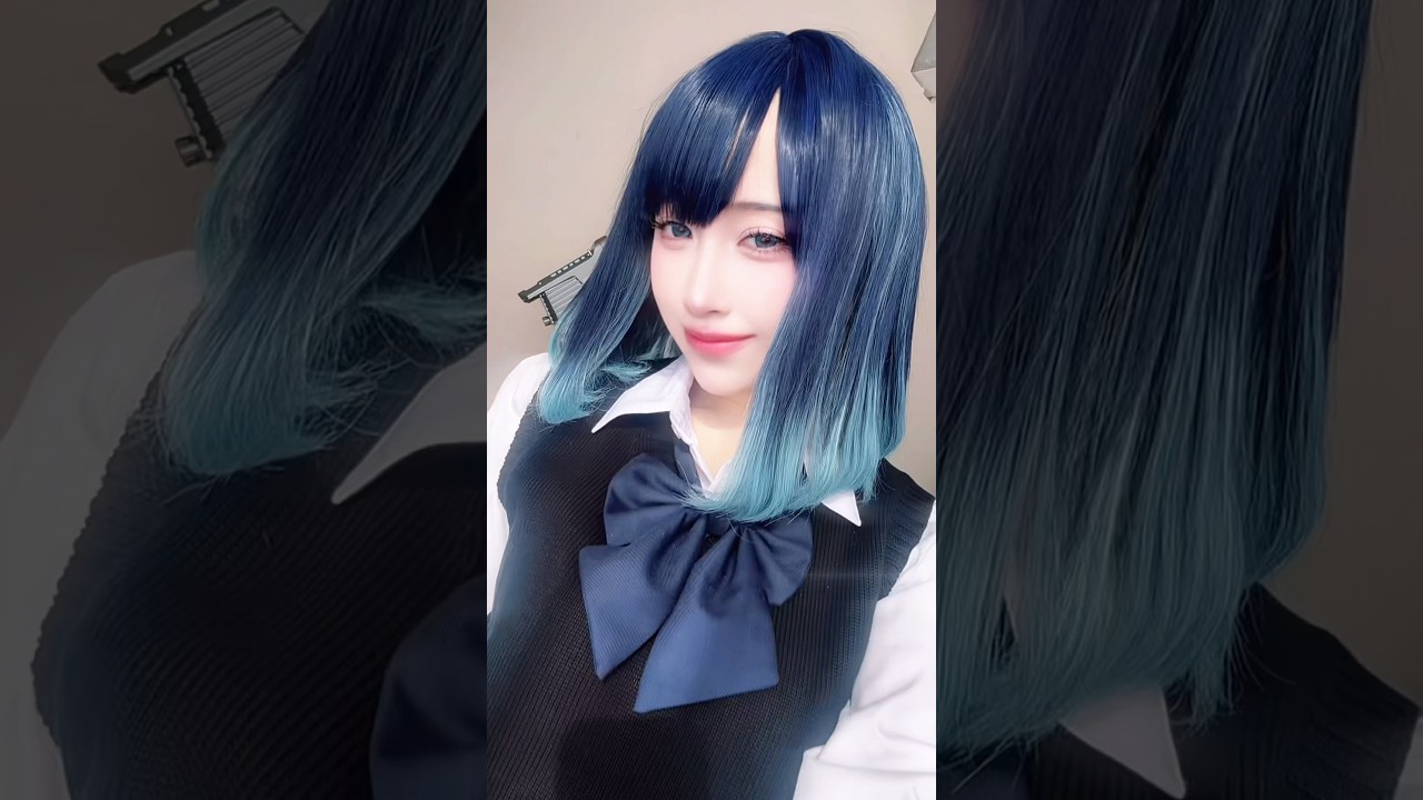 今年初コスプレは推しの子の黒川あかね💙今ガチの撮影裏？📷#shorts #cosplay