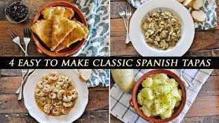 4 Classic SPANISH TAPAS that will BLOW YOU AWAY