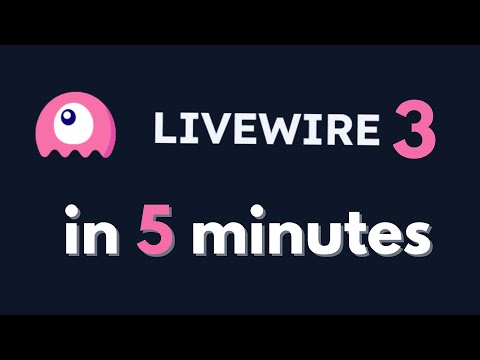 Learn Laravel Livewire 3 in 5 minutes