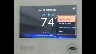 Troubleshooting Carrier FE4A Indoor communication fault
