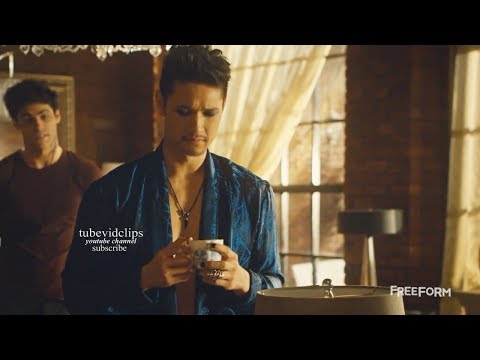 Shadowhunters 2x15 Alec Worried about Magnus Malec scene  Season 2 Episode 15