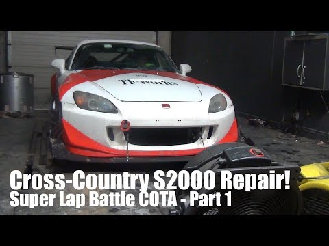 Cross-Country S2000 Repair! Super Lap Battle COTA Special - Part 1