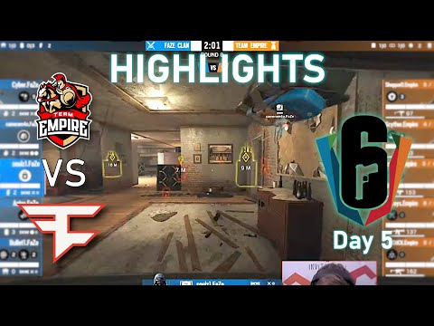 Empire vs FaZe - HIGHLIGHTS - Day 5 - Six Invitational 2021 - Group Stage