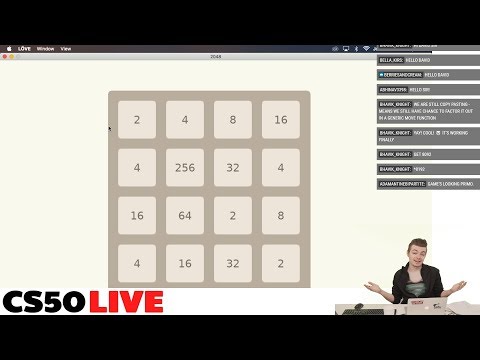 2048 FROM SCRATCH, PART 3!   CS50 Live, EP  62