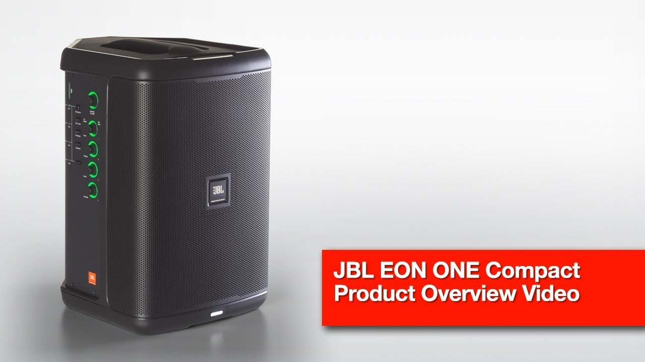 Акустика JBL EON ONE COMPACT + Мікрофон P3S AKG з кабелем video preview