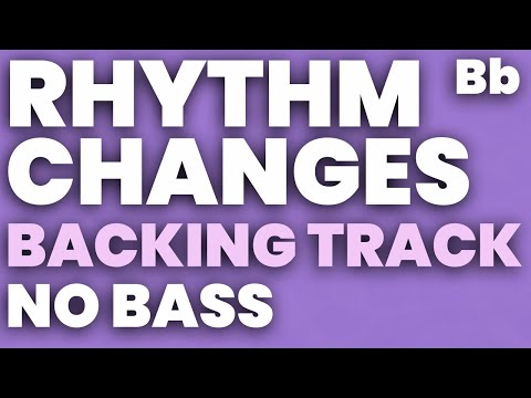 Rhythm Changes in Bb Backing Track Swing 180 bpm Brushes - NO BASS