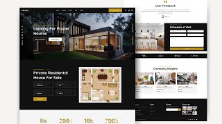 Build a Responsive Real Estate Website | HTML, CSS, and JavaScript Tut