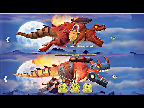 T Wreks Dragon Unlocked & Full Upgrade - Hungry Dragon Game - T Wreks Dragon Gameplay