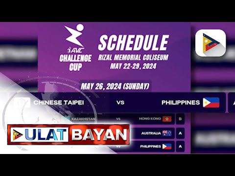 PNVF, inilabas ang game schedule ng national team sa AVC Challenge Cup for Women