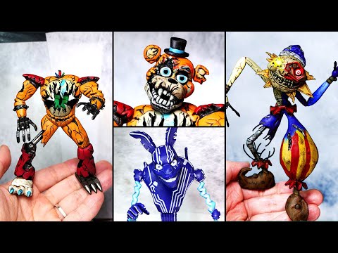 Making  Fnaf Security Breach Ruin DLC Sculptures Timelapse