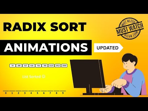 Radix Sort Animations | Data Structure | Visual How