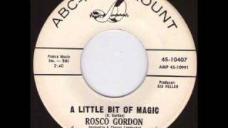 Rosco Gordon - A little bit of magic.wmv